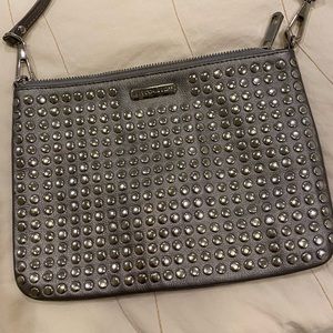 Rebecca Minkoff silver leather studded bag